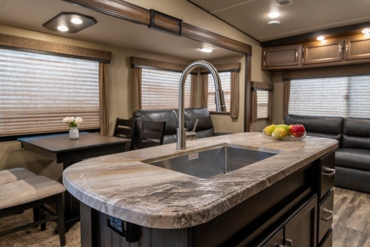 Grand Design 5th Wheel single artiste trailer available for film productions in Bulgaria, Greece and Romania